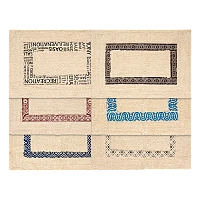 Коврик для ванной VORTEX "Орнамент" 40х60см ассорти (1/30)