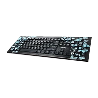 Клавиатура проводная Smartbuy 223 Butterflies классическая USB 1.5м мультимед. черный (1/20)