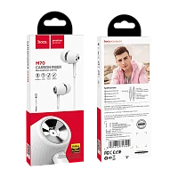 Наушники внутриканальные HOCO M70 с микр. белый (1/21/210)