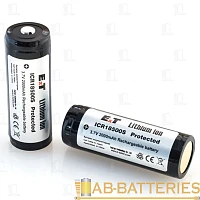 Аккумулятор ET ICR18500S 18.0*50.0, 2000mAh, Li-Ion (1/200)