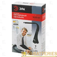 Светильник настольный ЭРА NLED-461 7W 220V 25LED на основании сенс. 3 ур.ярк. коричневый (1/12)
