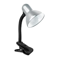 Светильник настольный Camelion KD-320 60W 230V E27 прищепка серебряный (1/12)