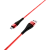 Кабель Borofone BX32 USB (m)-microUSB (m) 1.0м 2.4A нейлон красный (1/360)