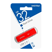 Флеш-накопитель Smartbuy Dock 32GB USB2.0 пластик красный