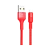 Кабель HOCO X26 USB (m)-Type-C (m) 1.0м 2.0A нейлон красный (1/30/300)