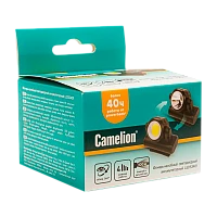 Фонарь налобный Camelion LED53401 3.5W LED+COB от аккумулятора Type-C 4 режима черный (1/12/96)