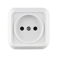 Розетка Makel Siva Ustu 1гн. 16A белый 45102 (1/10)