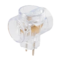 Разветвитель Toker 3Т 3р.Б/З 6A лимонный (1/50)