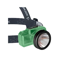 Фонарь налобный Космос 516Lit 2WLED от аккум IP54 3 режима зеленый (1/30/120)