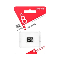 Карта памяти microSD Smartbuy 8GB Class4 4 МБ/сек без адаптера