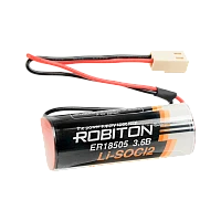 Элемент питания ROBITON ER18505-HU2 с коннектором PK1  LSC3600-18505-3.6V