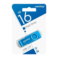 Флеш-накопитель Smartbuy Twist 16GB USB2.0 пластик синий