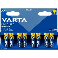 Батарейка Varta LONGLIFE POWER (HIGH ENERGY) LR6 AA BL8 Alkaline 1.5V (4906) (8/160)