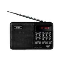 Радиоприемник Perfeo PALM 3W пластик microSD USB/Jack3.5 черный (1/10)