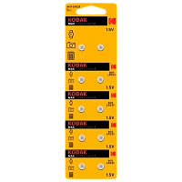 Батарейка Kodak G0/LR521/LR63/LR50/379A/179 BL10 Alkaline 1.5V (10/100/1000)
