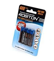Аккумулятор ROBITON 600MHAAA-4 BL4 (4/100/400)