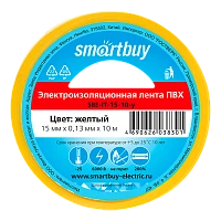 Изолента Smartbuy 15мм*10м ПВХ желтый