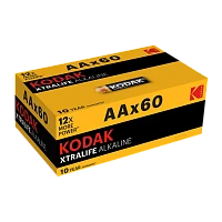 Батарейка Kodak XTRALIFE LR6 AA BOX60 Alkaline 1.5V (60/720/18720)