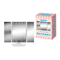 Зеркало Camelion M217-DL настольное подставка с подсветкой/3x белый (1/12)