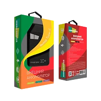 Внешний аккумулятор MORE CHOICE PB32-10 10000mAh 2.1A 2USB черный (1/10/100)