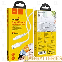Кабель HOCO X58 USB (m)-Lightning (m) 1м 2.4A силикон белый (1/22/220)