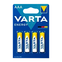 Батарейка Varta ENERGY LR03 AAA BL4 Alkaline 1.5V (4103) (4/40/200)