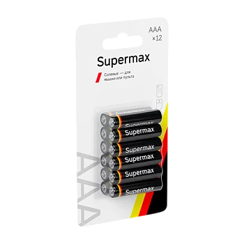Батарейка Supermax R03 AAA BL12 Heavy Duty 1.5V (12/144/576)