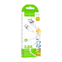 Кабель HOCO X109 USB (m)-Type-C (m) 1м 3.0A силикон белый (1/31/310)