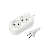 Удлинитель Smartbuy 2р.Б/З 10A 5.0м ПВС 2x0.75мм² белый (1/40)