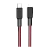Кабель HOCO X69 Lightning (m)-Type-C (m) 1.0м 2.4A 20W нейлон черный красный (1/33/330)