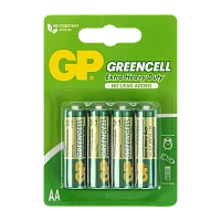 Батарейка GP GreenCell R6 AA BL4 Heavy Duty 1.5V (4/72/288)