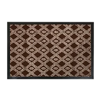 Коврик придверный VORTEX "Hall" 40х60см коричневый (1/15)