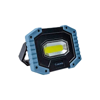 Фонарь прожектор Космос 701Lit 5W LED+COB от аккумулятора 3 режима + power bank черный (1/24/48)