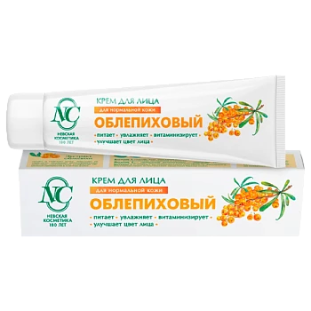 Крем для лица Невская Косметика Облепиховый для нормальной кожи 40мл (1/36)