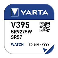 Батарейка Varta 395 (SR927SW) BL1 Silver Oxide 1.55V (1/10/100)