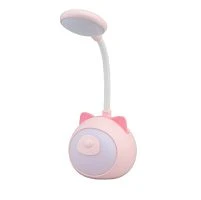 Ночник Camelion NL-274 "мишка розовый" LED 5W на основании с выключателем с кабелем microUSB (1/6/12