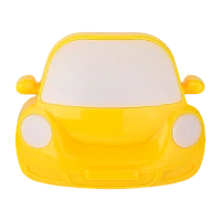 Ночник Camelion NL-196 "Машинка" 1LED 0.5W 220V в розетку с выключателем желтый (1/24/96)