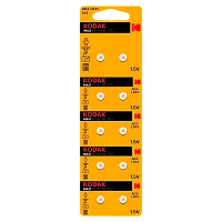 Батарейка Kodak G3/LR736/LR41/392A/192 BL10 Alkaline 1.5V (10/100/1000)