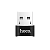 Переходник HOCO UA6 USB (m)-Type-C (f) пластик черный (1/40/400)