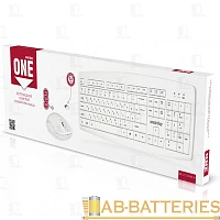 Набор клавиатура+мышь беспроводной Smartbuy 212332AG белый (1/10)