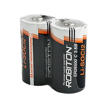 Батарейка ROBITON ER26500-FT C с лепестковыми выводами SR2 (2/10/200)