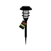 Фонарь садовый Старт Маори Факел 2.3W 12LED от солнечной батареи IP44 датчик движения черный (1/12)