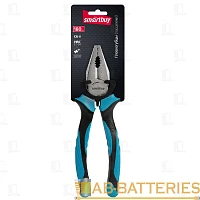 Плоскогубцы (пассатижи), 180 мм, комбинированные, 2х-комп. рукоятка, CR-V сталь, Smartbuy Tools/60