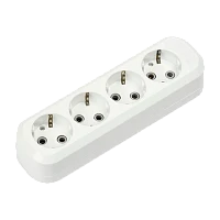 Колодка Smartbuy 4р.С/З белый