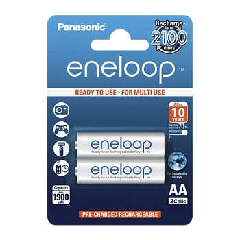 Аккумулятор предзаряженный RTU Panasonic HR6 AA BL2 NI-MH eneloop 1900mAh (2/16/192)
