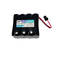 Аккумулятор ET RC-9608WSM BL1 черный, 9.6V, 800mAh, Ni-Cd (1/75)