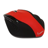 Мышь беспроводная Smartbuy 613AG классическая USB красный черный (1/40)