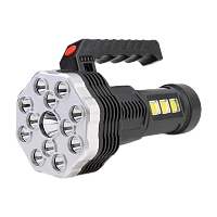 Фонарь ручной Ultraflash LED51537 3W 16LED от аккумулятора microUSB 4 режима черный (1/10/40)