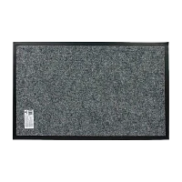 Коврик придверный VORTEX "TRIP" 50х80см ребристый серый (1/10)