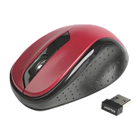 Мышь беспроводная Smartbuy 597D Dual классическая bluetooth бесшумная черный красный (1/40)